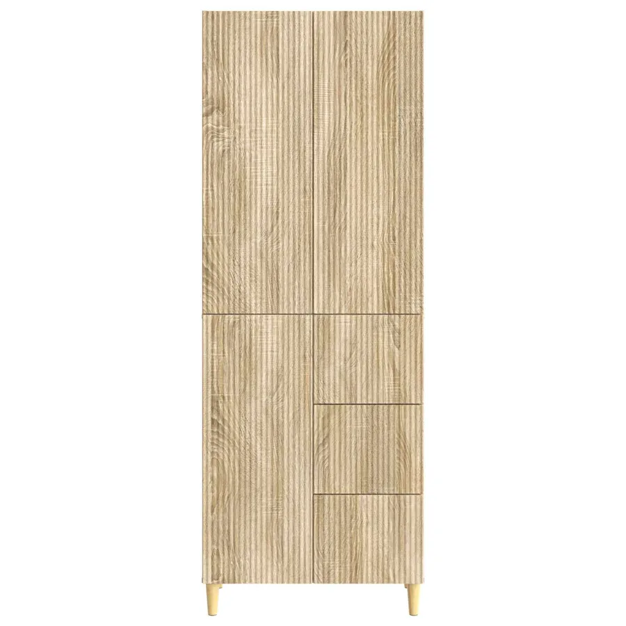 Ensemble de Meubles 2 pcs 66 x 34,5 x 90 cm Bois d'ingénierie - 5