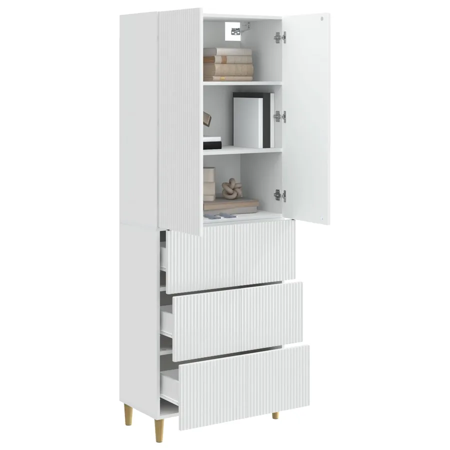 Ensemble de Meubles 2 pcs 66 x 34,5 x 90 cm Bois d'ingénierie - 3