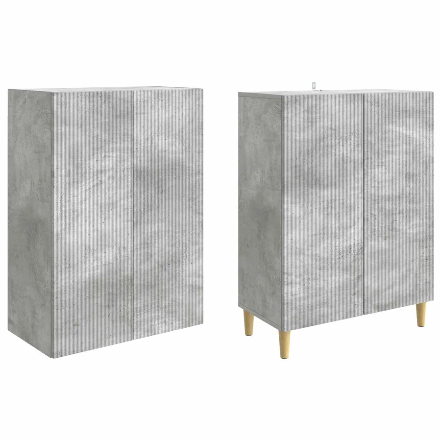 Ensemble de Meubles 2 pcs 66 x 34,5 x 90 cm Bois d'ingénierie - 4