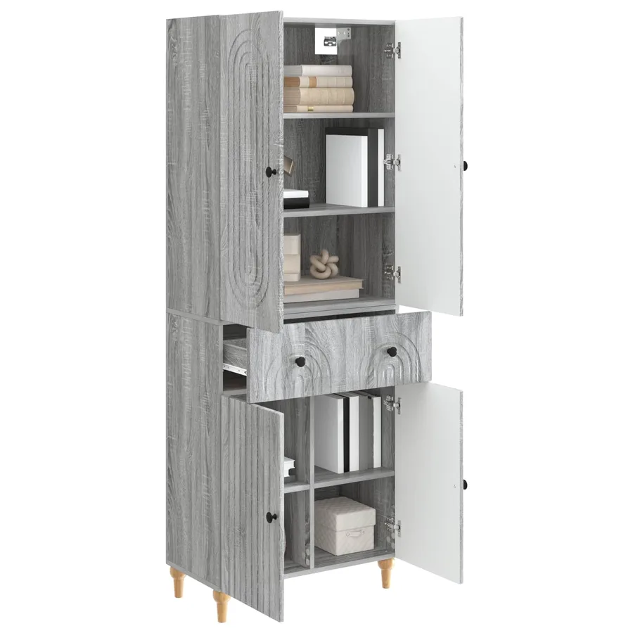 Ensemble de Meubles 2 pcs 66 x 34,5 x 90 cm Bois d'ingénierie - 3