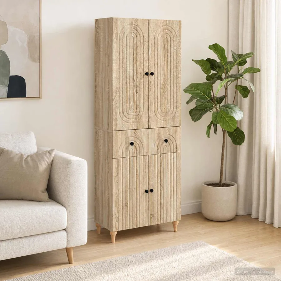 Ensemble de Meubles 2 pcs 66 x 34,5 x 90 cm Bois d'ingénierie
