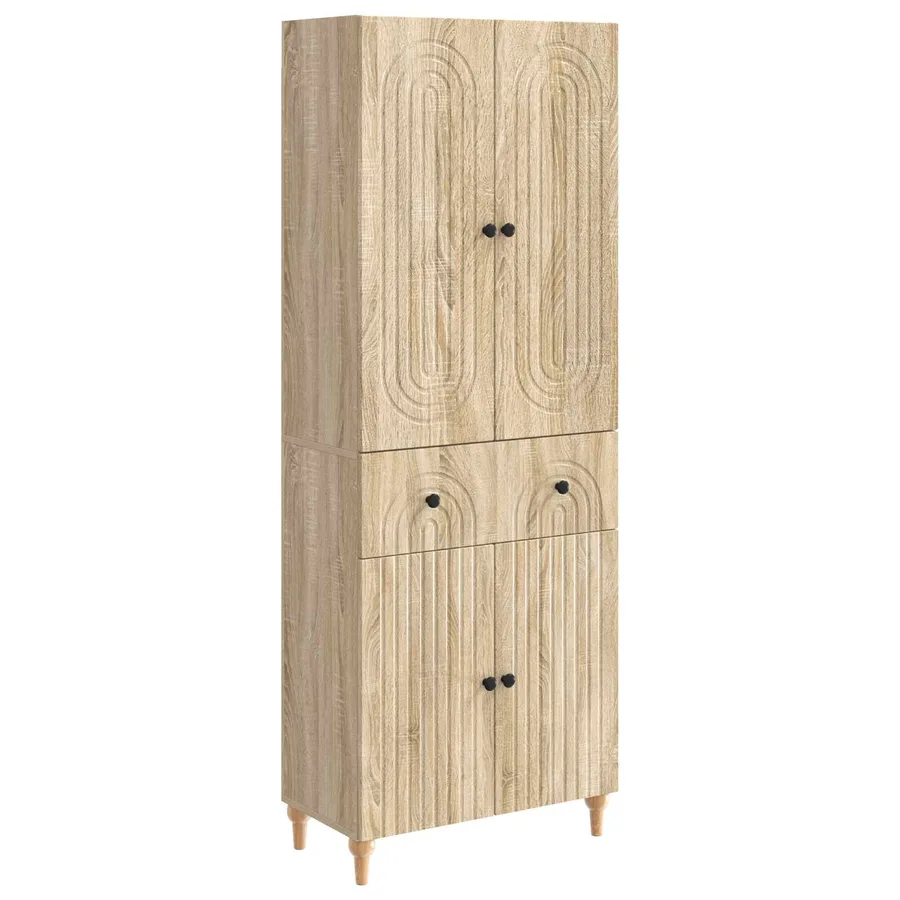 Ensemble de Meubles 2 pcs 66 x 34,5 x 90 cm Bois d'ingénierie - 2