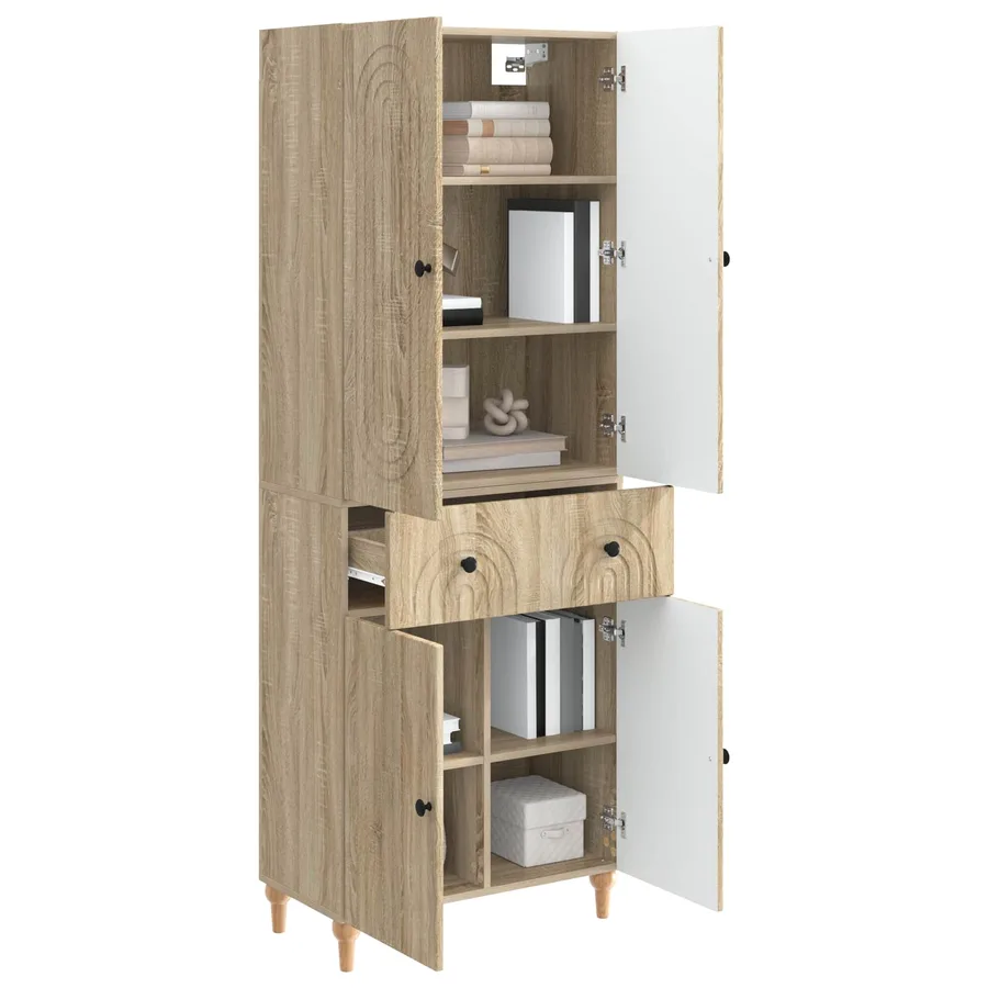 Ensemble de Meubles 2 pcs 66 x 34,5 x 90 cm Bois d'ingénierie - 3