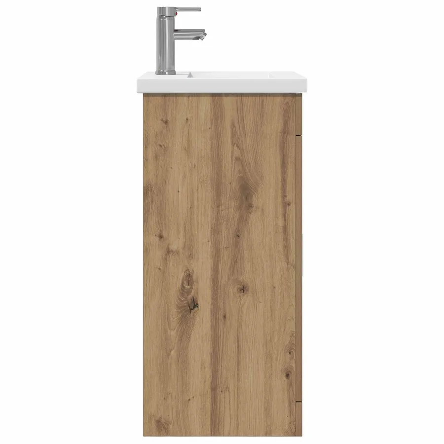Meuble de salle de bain avec évier Chêne artisanal - 5