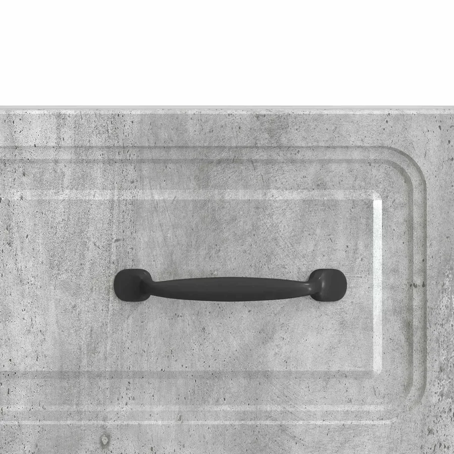 Meuble TV Gris béton 147 x 34,5 x 27 cm Bois d'ingénierie - 8