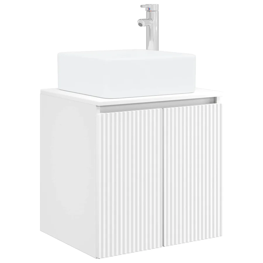 Ensemble d'armoire de salle de bain 5 pcs Blanc - 7