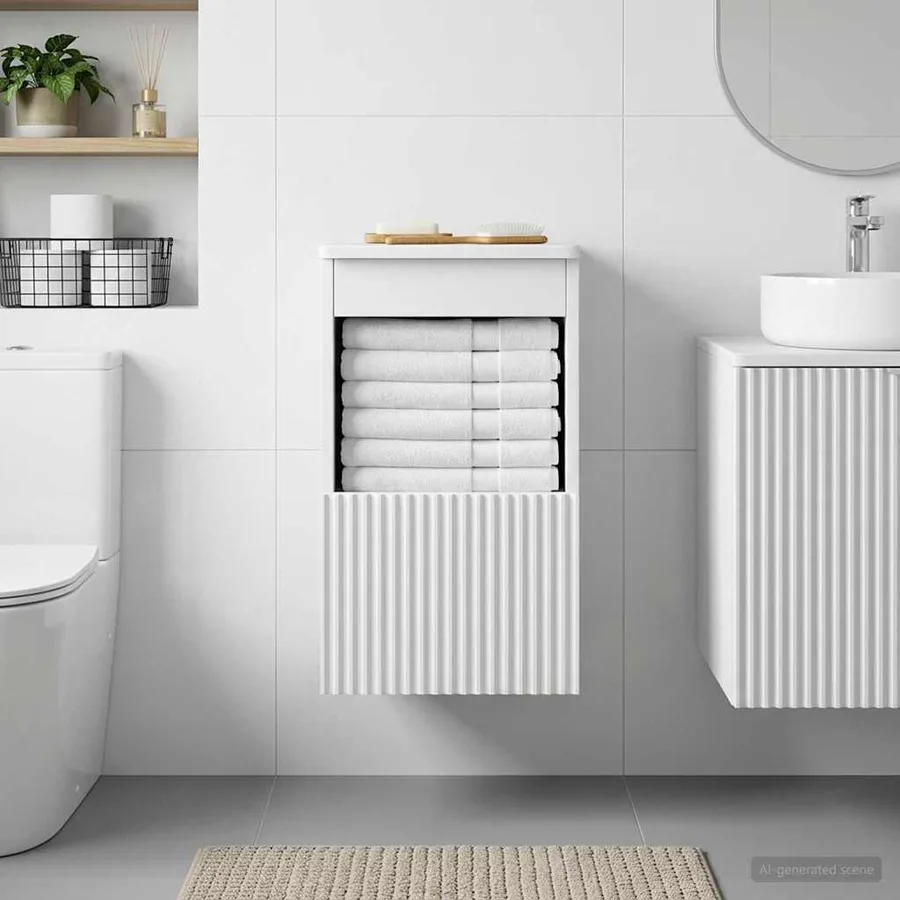 Armoire de salle de bain Blanc 30 x 41 x 50 cm - 4