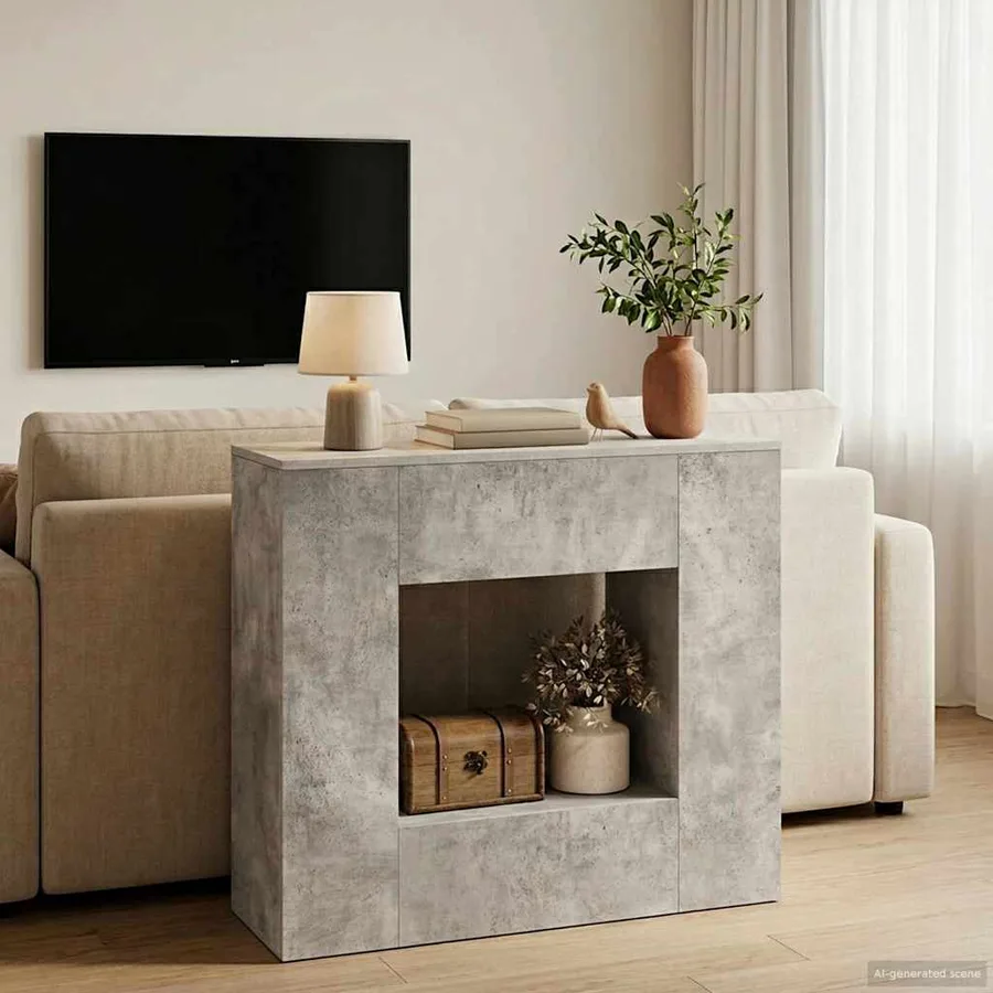 Gris Béton 82 x 29 x 74 cm - 4