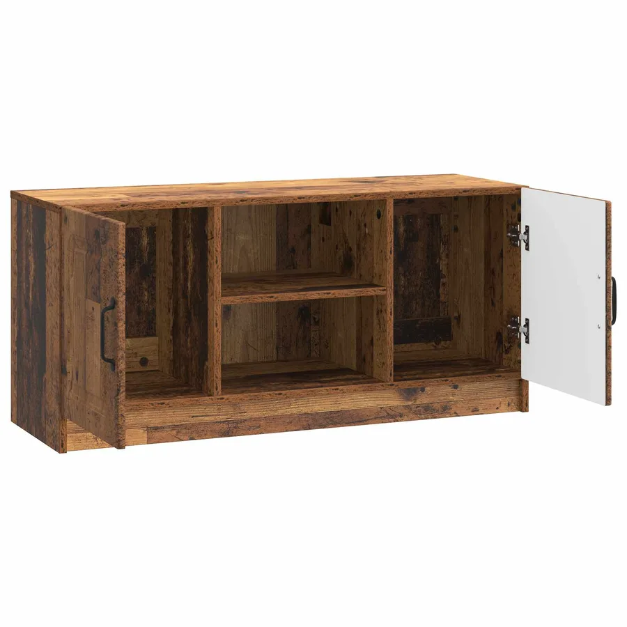 Meuble TV Bois ancien 102 x 34,5 x 47 cm Bois d'ingénierie - 5