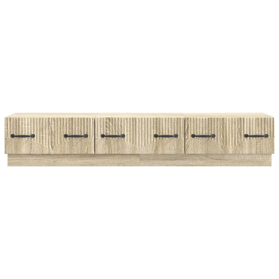 Meuble TV Chêne Sonoma 147 x 34,5 x 27 cm Bois d'ingénierie - 6