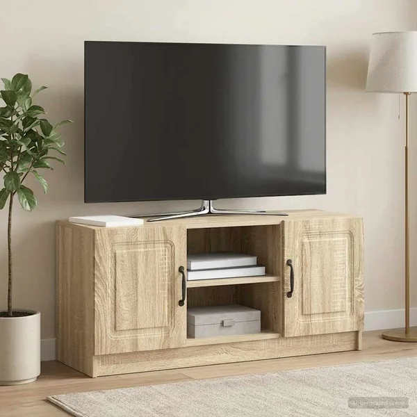 Meuble TV Chêne Sonoma 102 x 34,5 x 47 cm Bois d'ingénierie