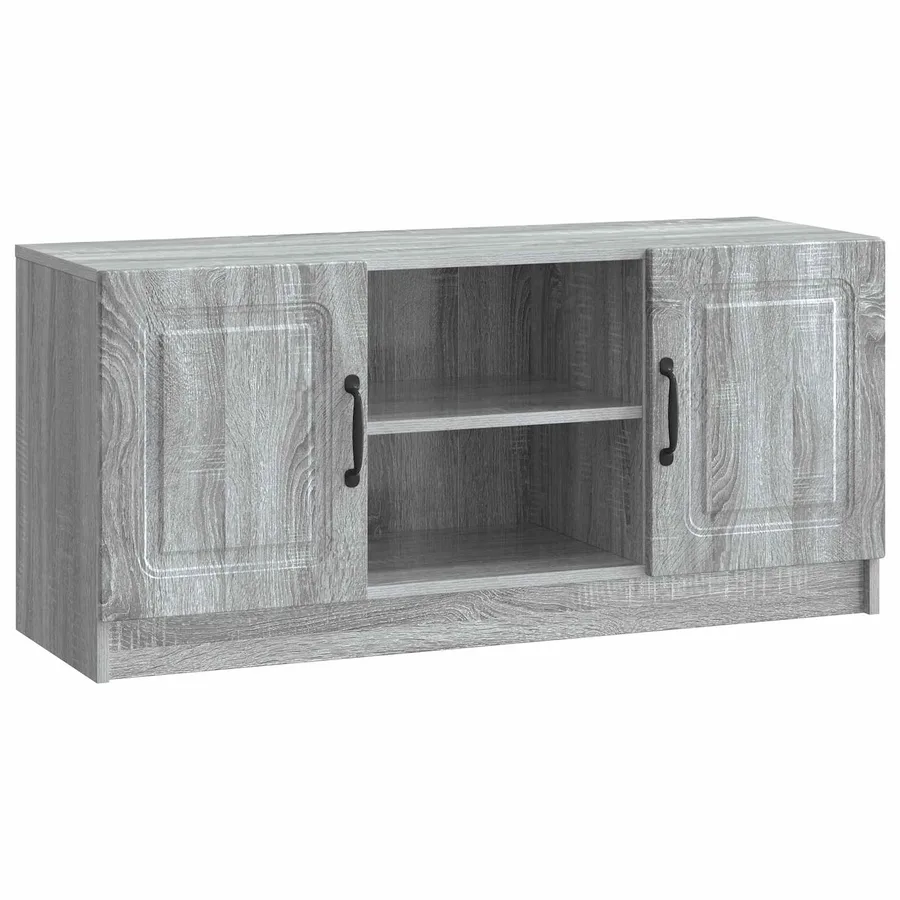 Meuble TV Sonoma gris 102 x 34,5 x 47 cm Bois d'ingénierie - 2