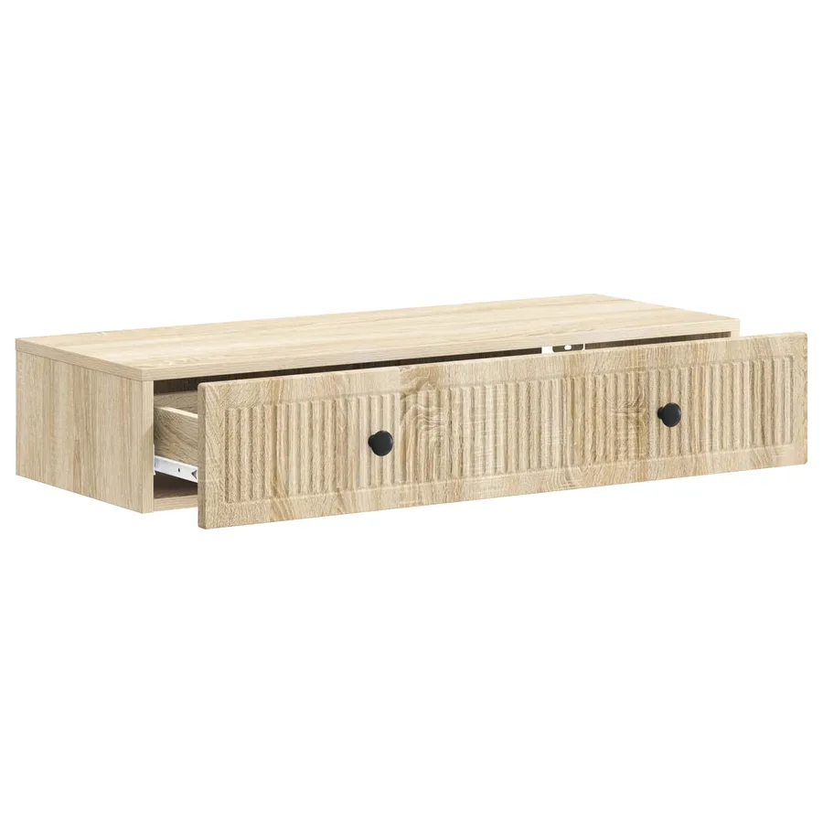 Table d'appoint murale Chêne Sonoma 87,5 x 34,5 x 17 cm - 4
