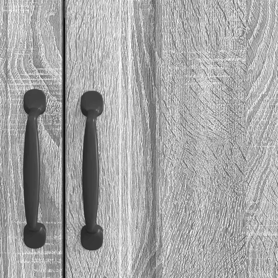 Buffet Sonoma gris 66 x 34,5 x 87 cm Bois d'ingénierie - 8