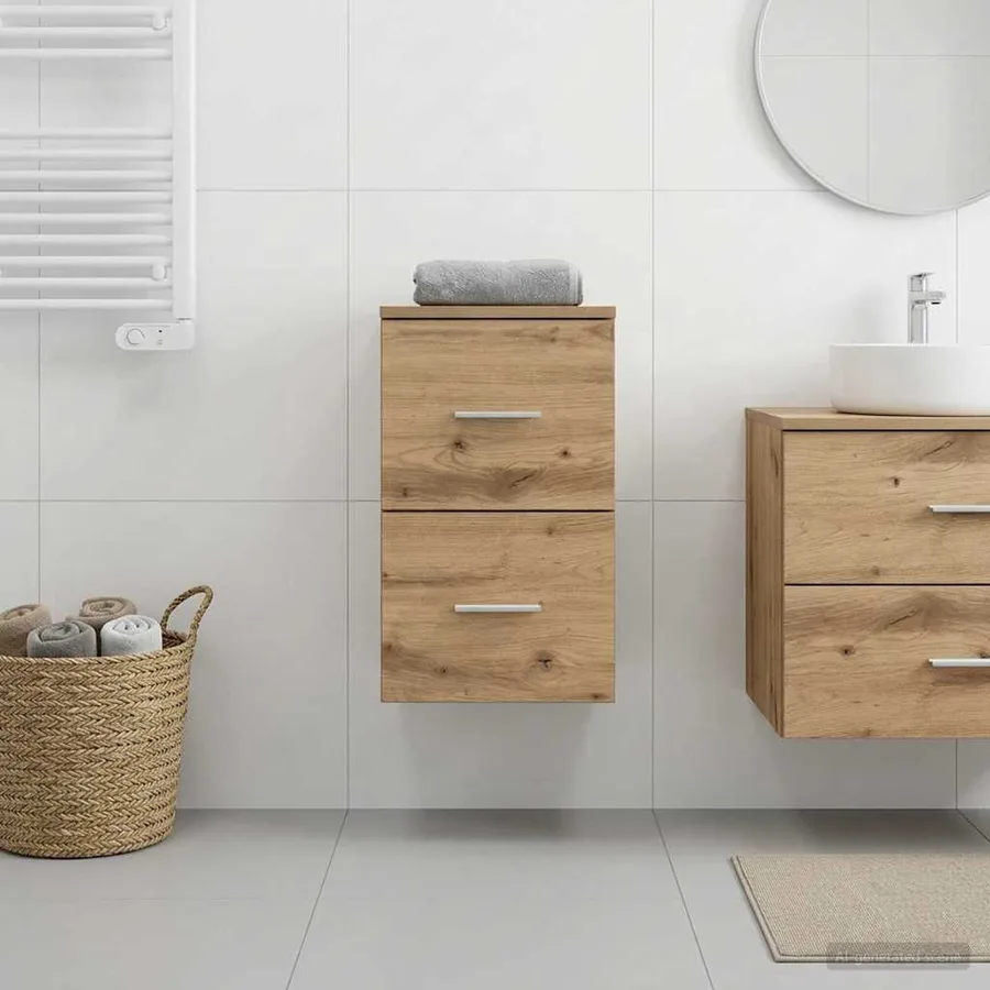 Meuble de Salle de Bain In-between Bois ancien - 3