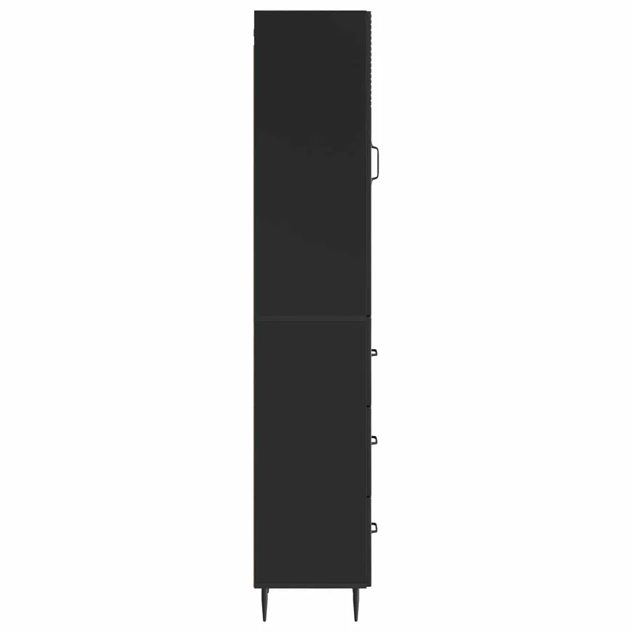 Ensemble de Meubles 2 pcs Noir 33 x 34,5 x 90 cm - 6