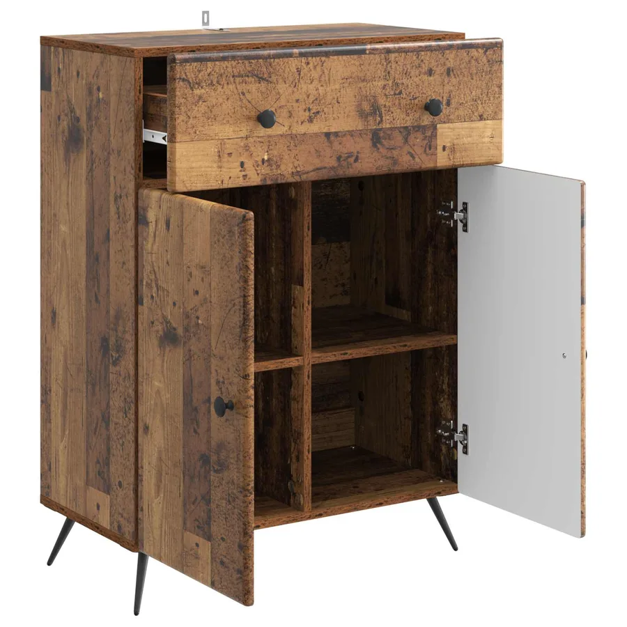 Buffet Bois ancien 66 x 34,5 x 90 cm Bois d'ingénierie - 5