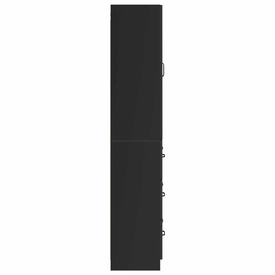 Ensemble de Meubles 2 pcs Noir 66 x 34,5 x 87 cm - 6