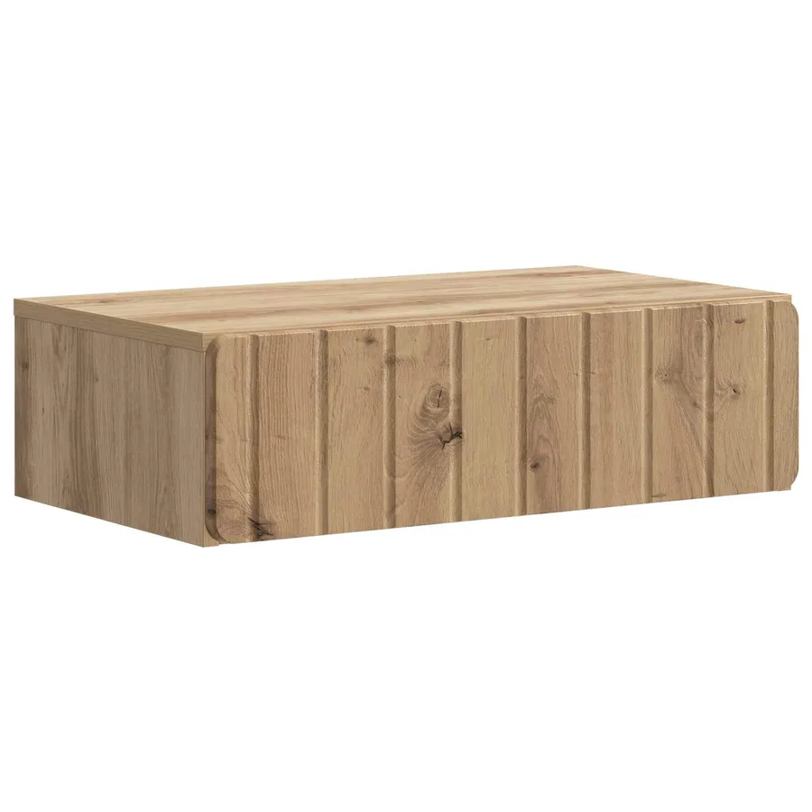 Table d'appoint murale 59 x 34,5 x 17 cm Bois d'ingénierie - 2