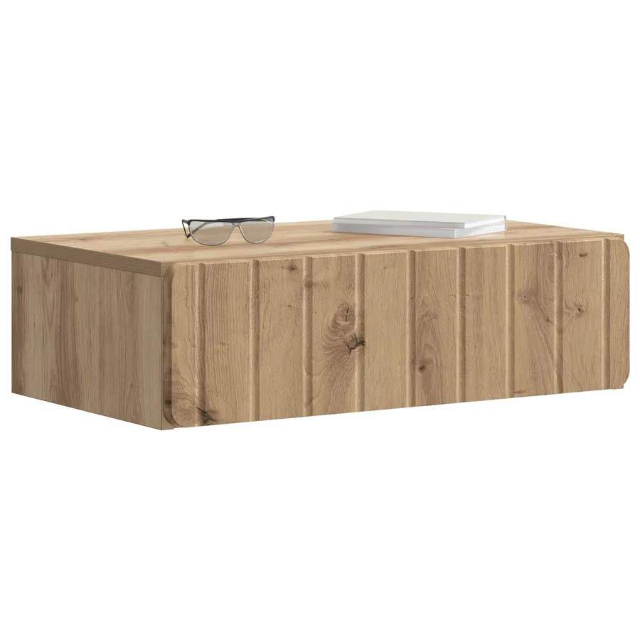 Table d'appoint murale 59 x 34,5 x 17 cm Bois d'ingénierie - 3