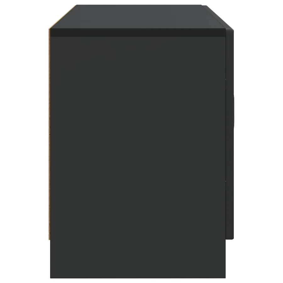 Meuble TV Noir 99 x 34,5 x 47 cm Bois d'ingénierie - 7