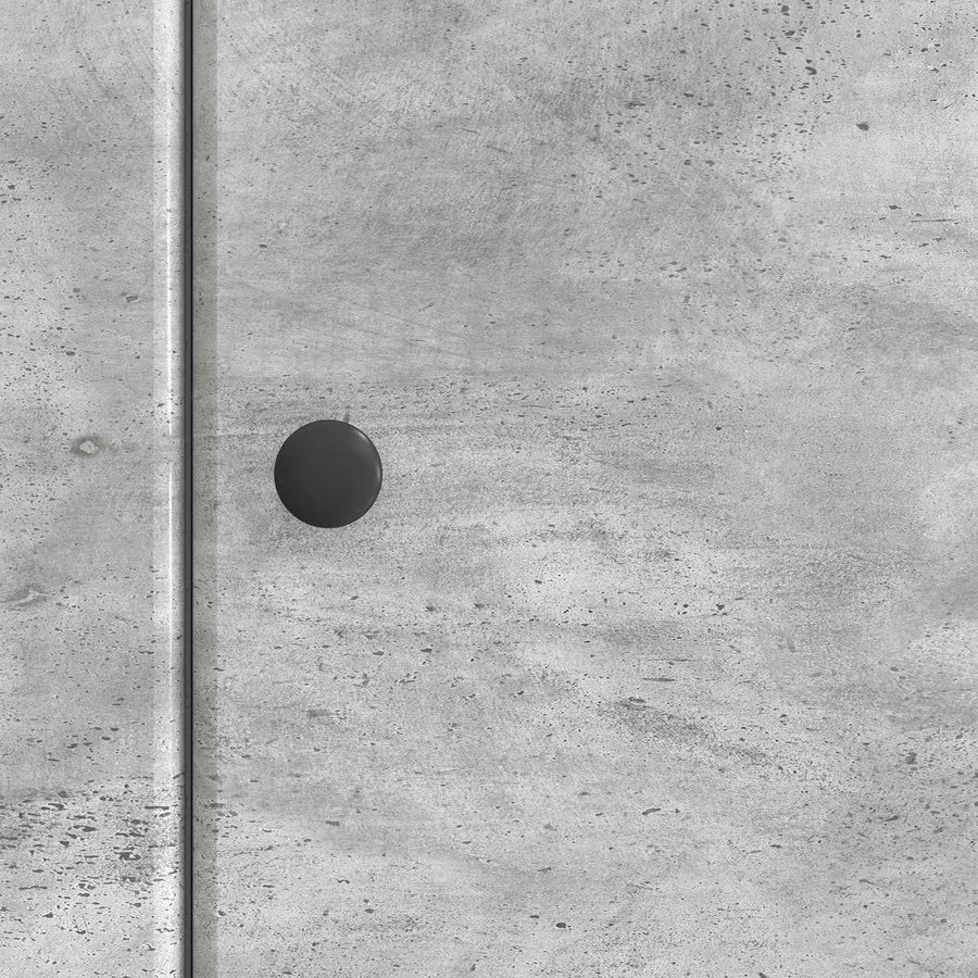 Meuble TV Gris béton 99 x 34,5 x 50 cm Bois d'ingénierie - 8