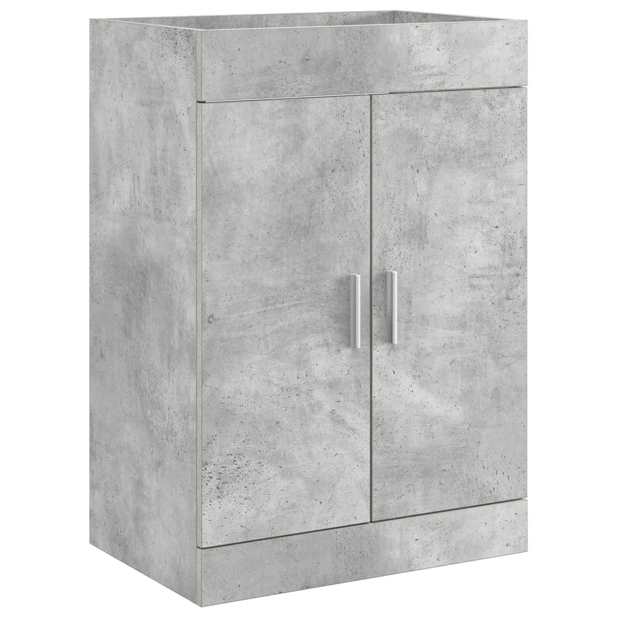 Ensemble de mobilier de salle de bain Gris béton - 4