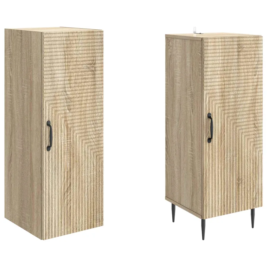 Ensemble de Meubles 2 pcs Chêne Sonoma 33 x 34,5 x 89,5 cm - 4