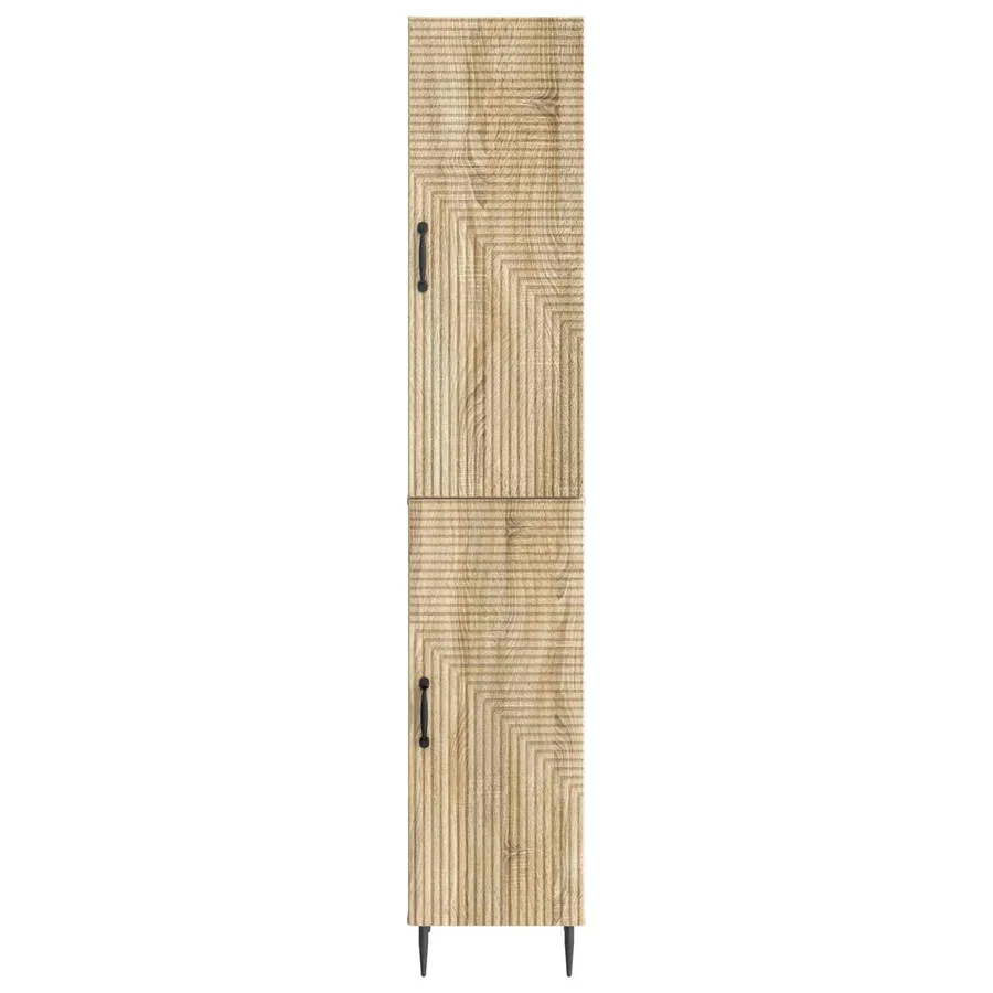 Ensemble de Meubles 2 pcs Chêne Sonoma 33 x 34,5 x 89,5 cm - 5