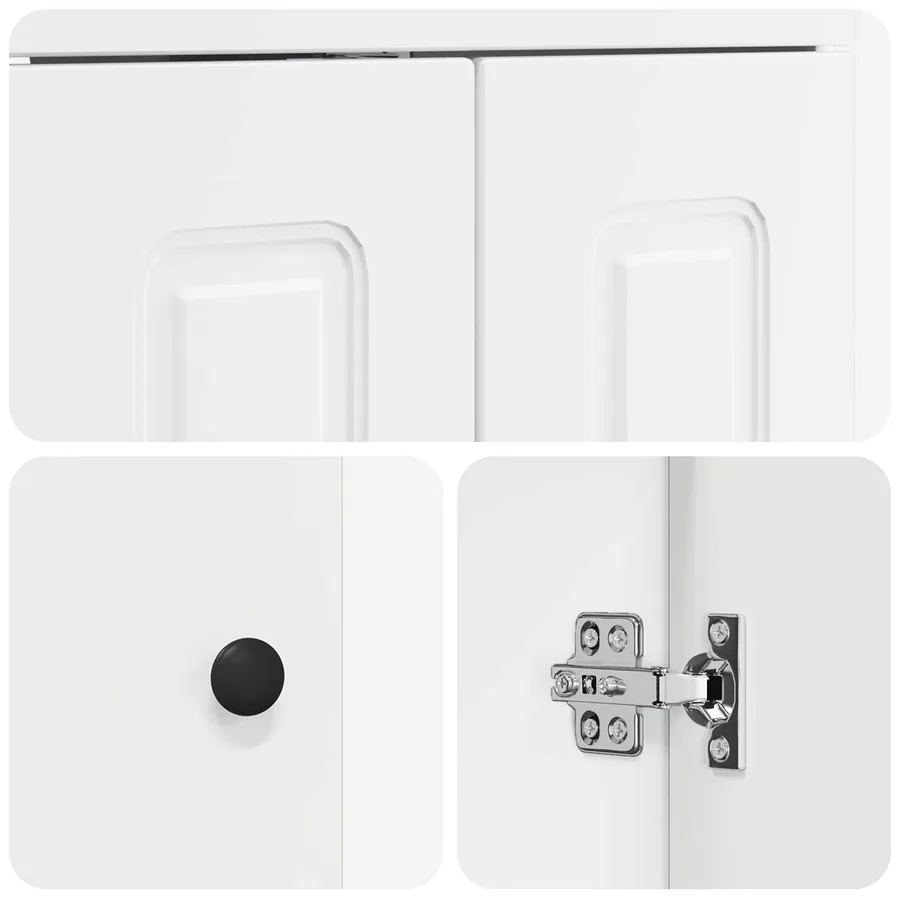 Ensemble de mobilier de salle de bain Blanc 81 x 40 x 84,5 cm - 8