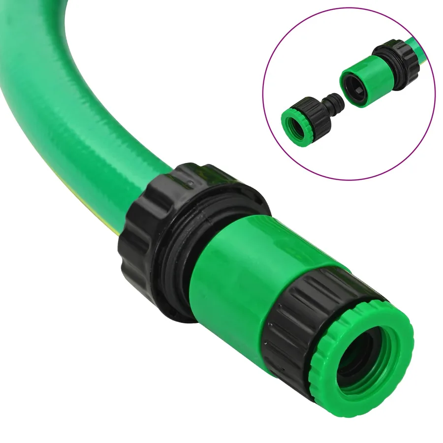 Tuyau de jardin 5 couches Vert et jaune 1 / 2'' 100 m PVC - 9