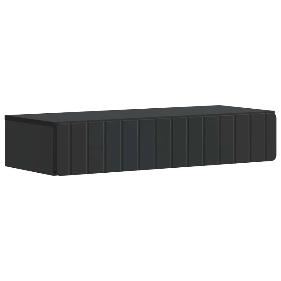 Table d'appoint murale Noir 87,5 x 34,5 x 17 cm - 2