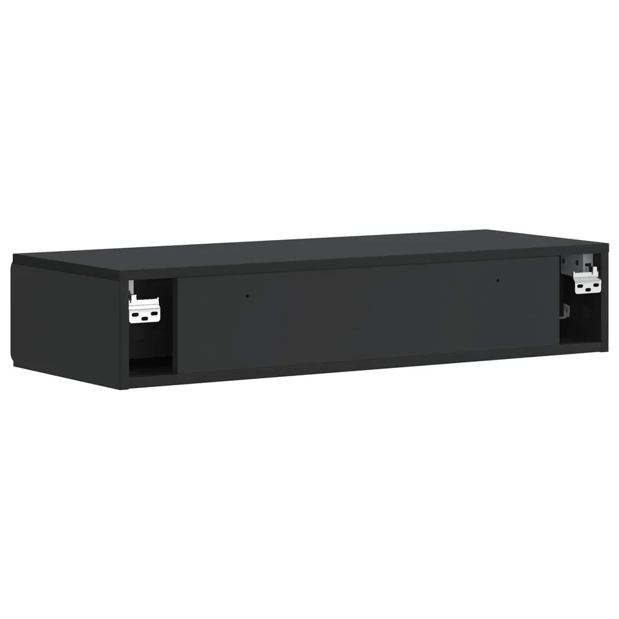 Table d'appoint murale Noir 87,5 x 34,5 x 17 cm - 7