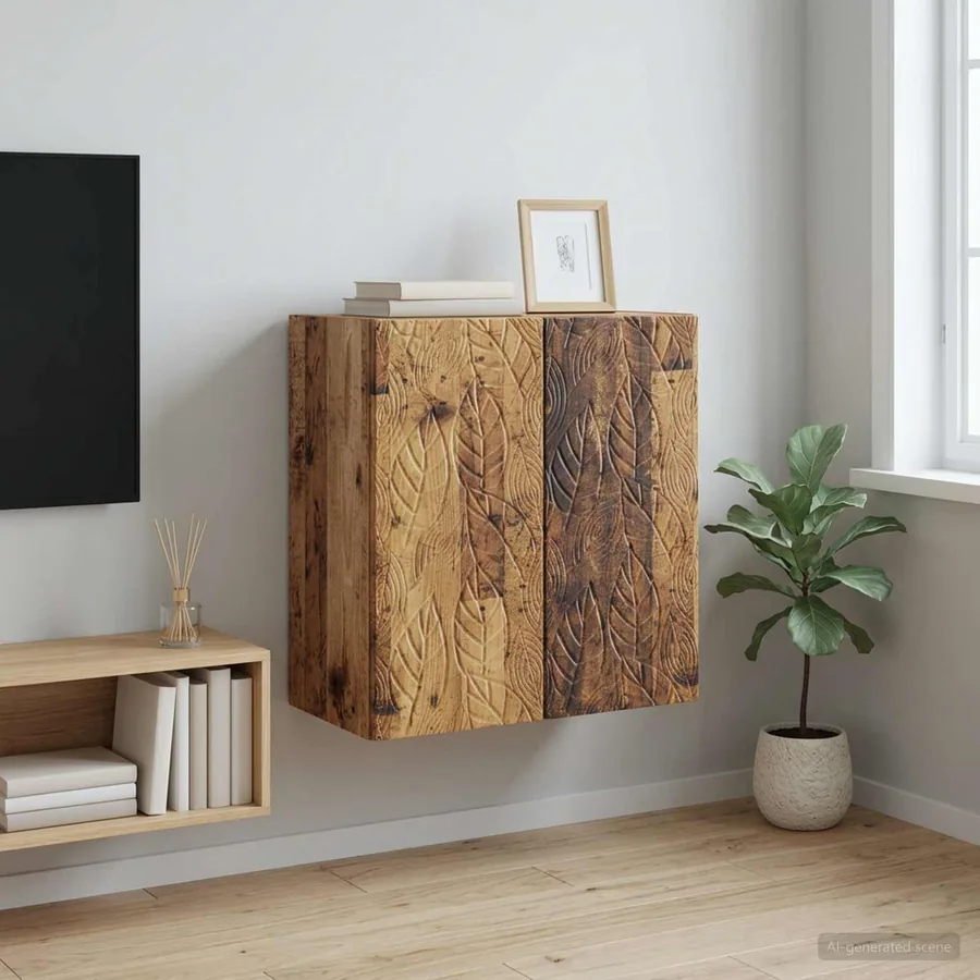 Armoire Murale Bois ancien 59 x 31 x 60 cm Bois d'ingénierie