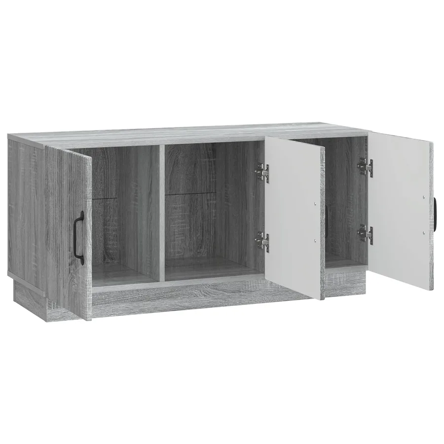Meuble TV Sonoma gris 99 x 34,5 x 47 cm Bois d'ingénierie - 5