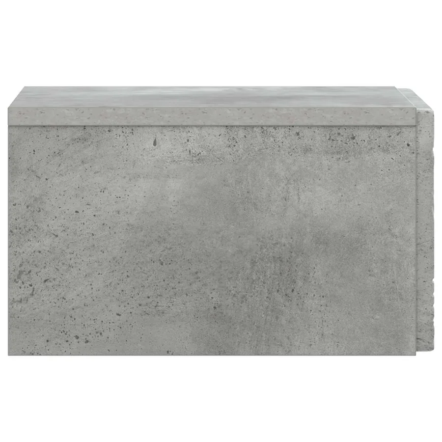 Table d'appoint murale 2 pcs Gris béton 34,5 x 33 x 20 cm - 7