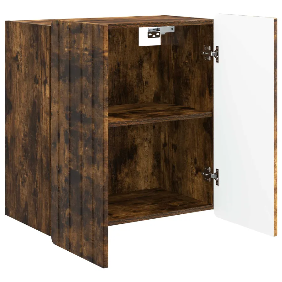 Armoire Murale Chêne fumé 59 x 31 x 64 cm Bois d'ingénierie - 3