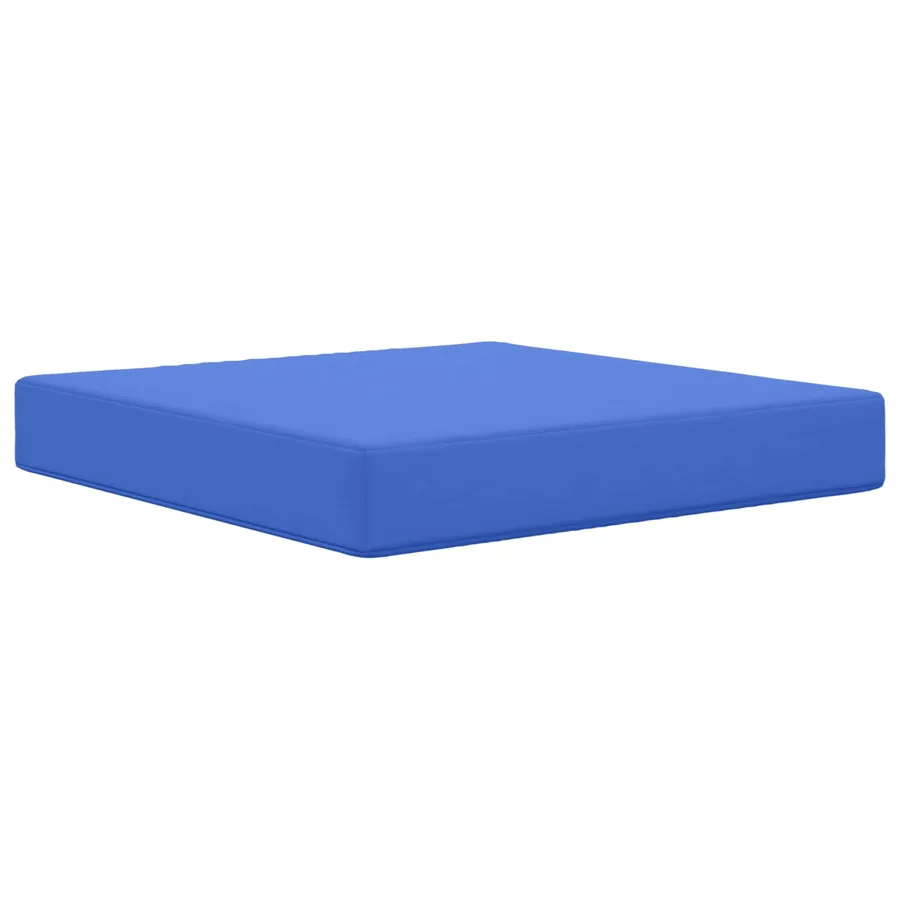 Coussin de canapé d'extérieur 3 pcs Bleu royal Polyester - 4