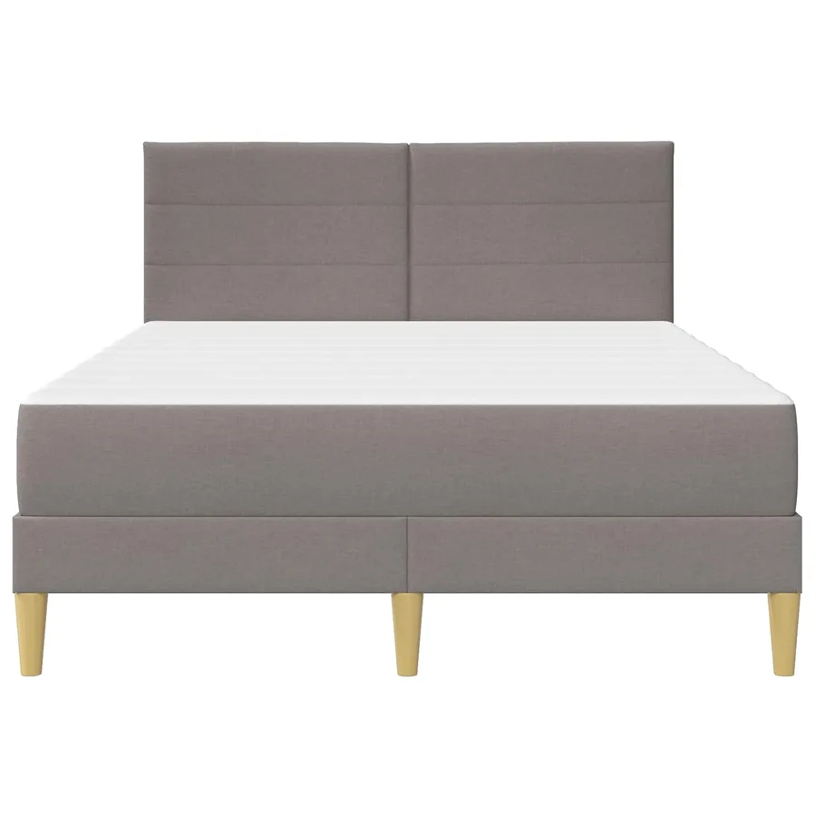 Cadre de lit Taupe 120 x 200 cm Polyester - 6