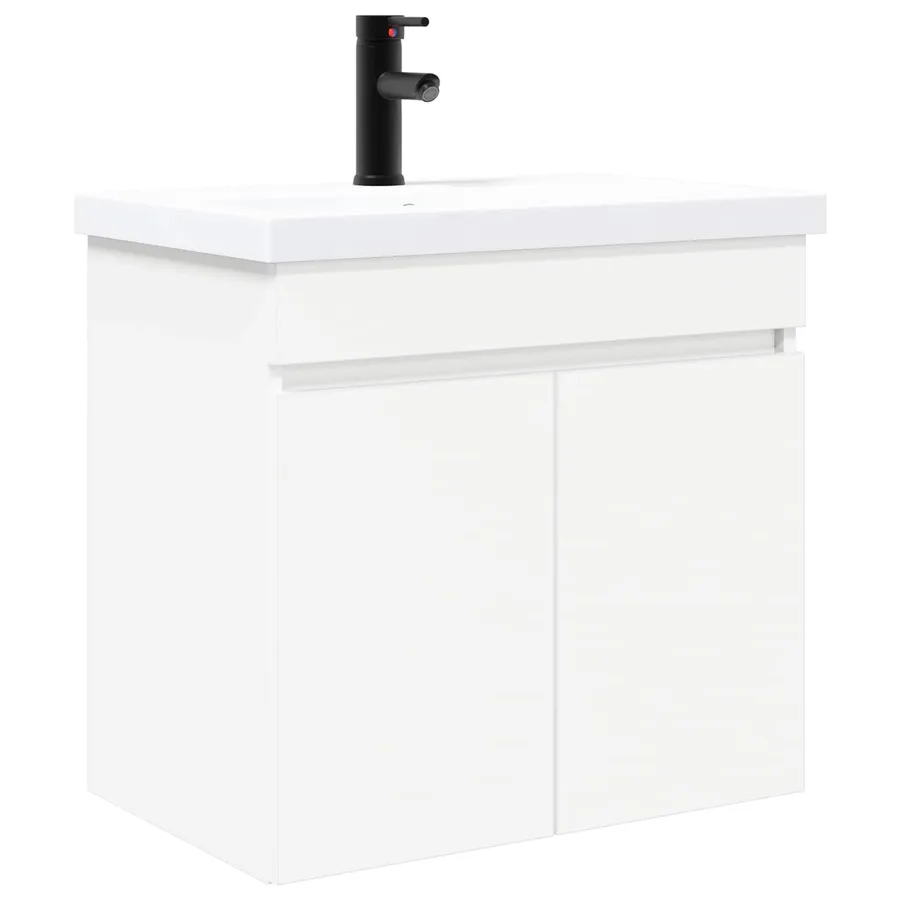 Meuble de salle de bain avec robinet Blanc 61 x 40 x 74,5 cm - 2