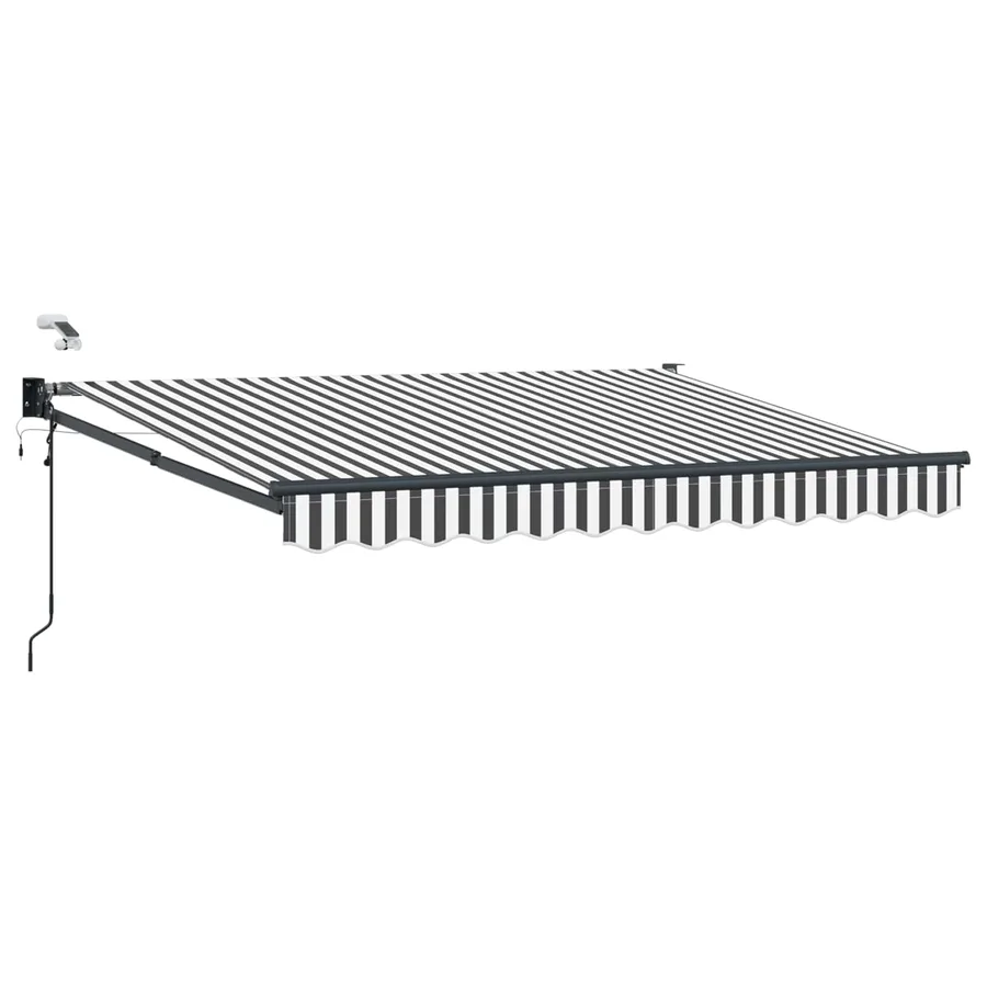 Auvent rétractable électrique Anthracite et blanc 2,5 x 2 m - 2