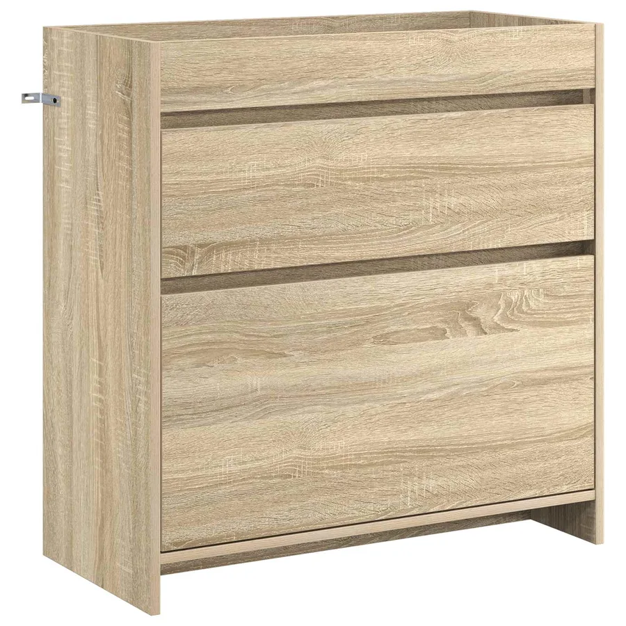 Ensemble de mobilier de salle de bain Chêne Sonoma - 4