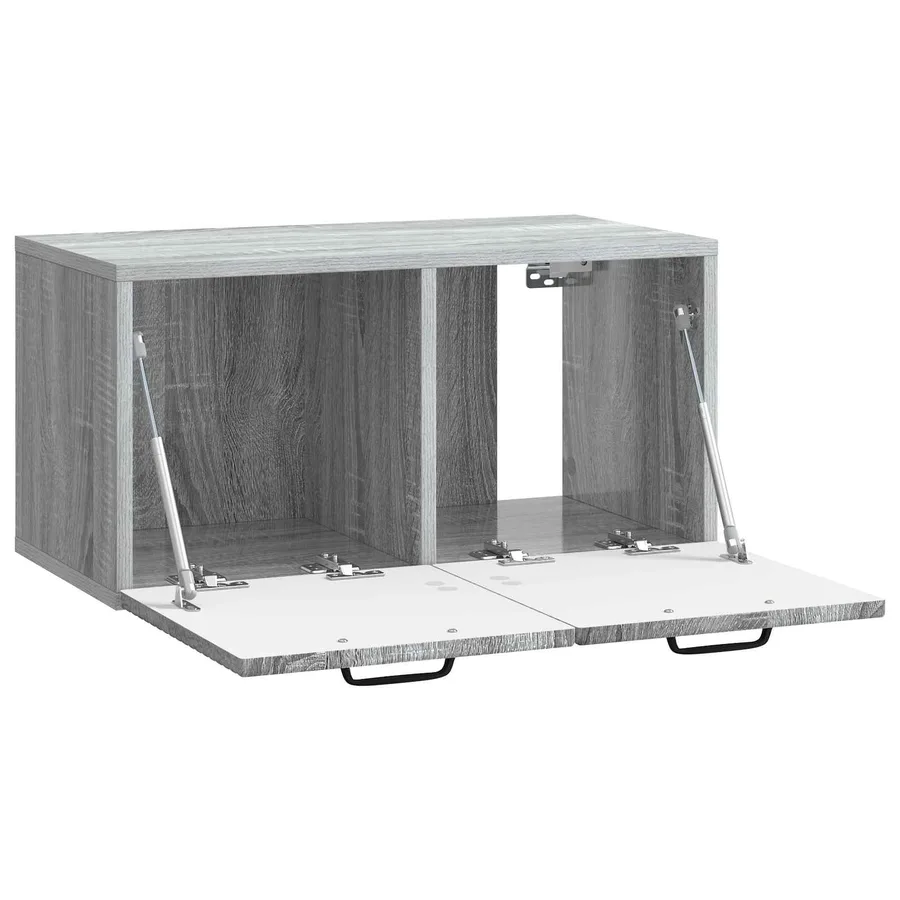 Meuble TV mural Sonoma gris 59,5 x 31 x 30 cm Bois d'ingénierie - 5
