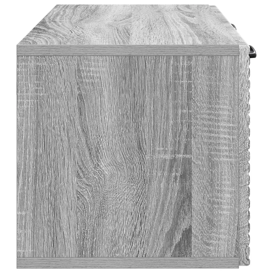 Meuble TV mural Sonoma gris 59,5 x 31 x 30 cm Bois d'ingénierie - 7