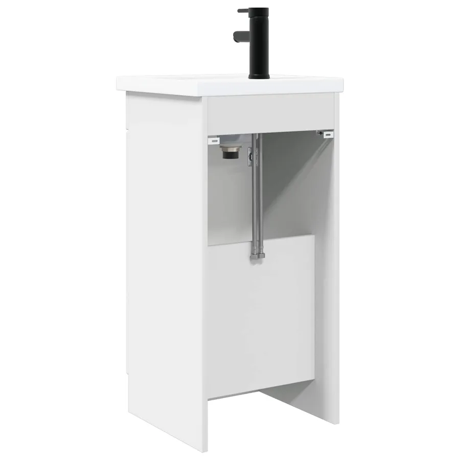Meuble de salle de bain avec évier Blanc 42 x 40 x 84,5 cm - 6