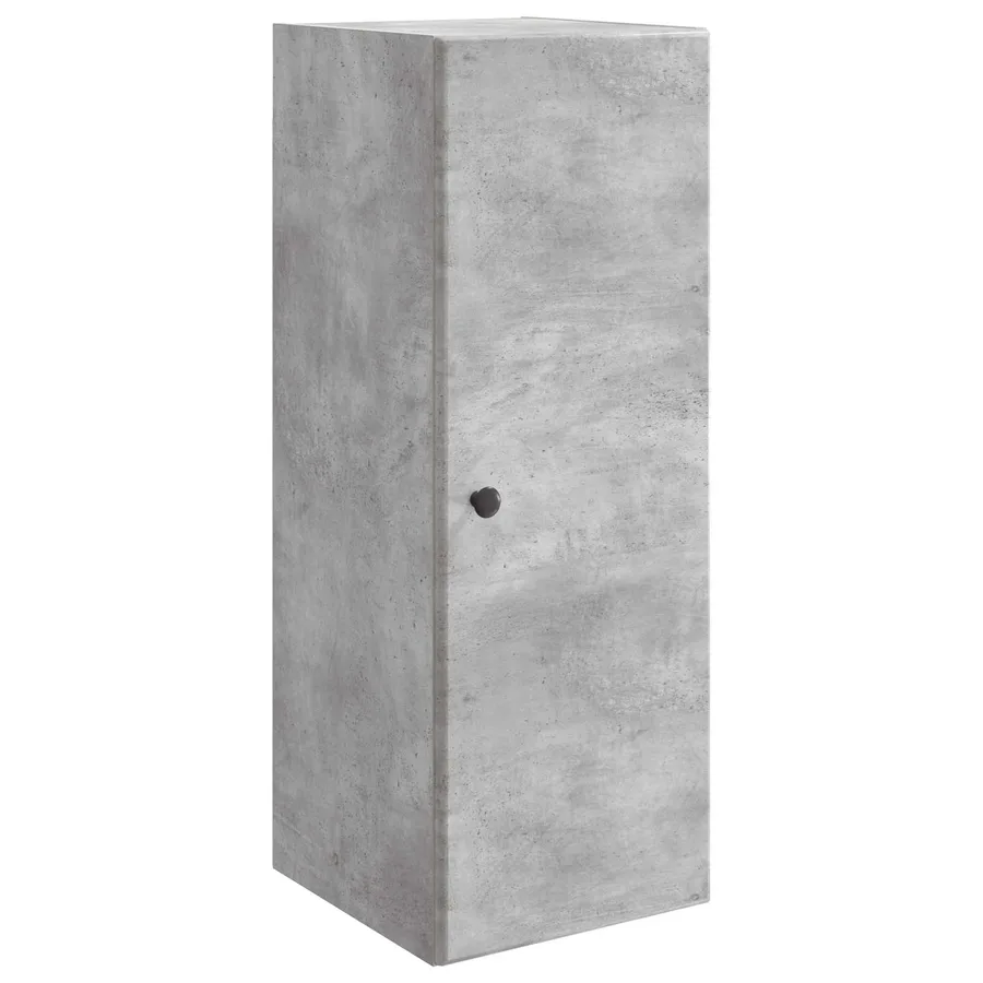 Armoire Murale Gris béton 33 x 34,5 x 90 cm Bois d'ingénierie - 2
