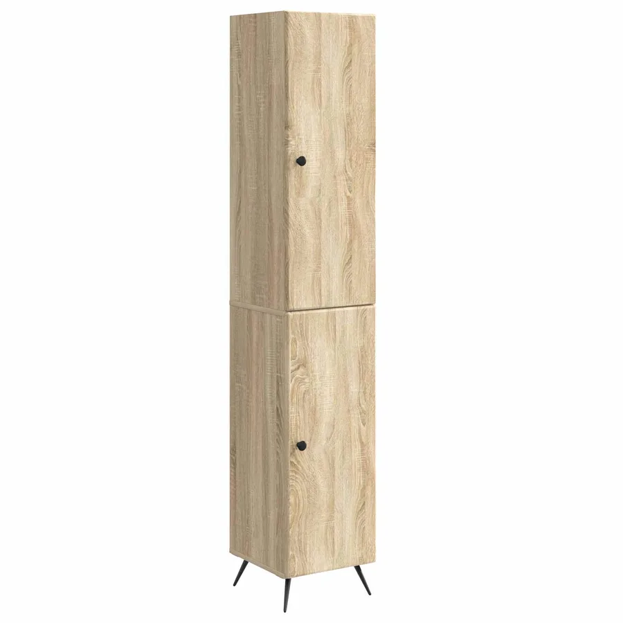 Ensemble de Meubles 2 pcs Chêne Sonoma Bois d'ingénierie - 2