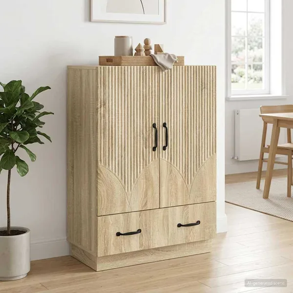 Buffet Chêne Sonoma 66 x 34,5 x 92 cm Bois d'ingénierie