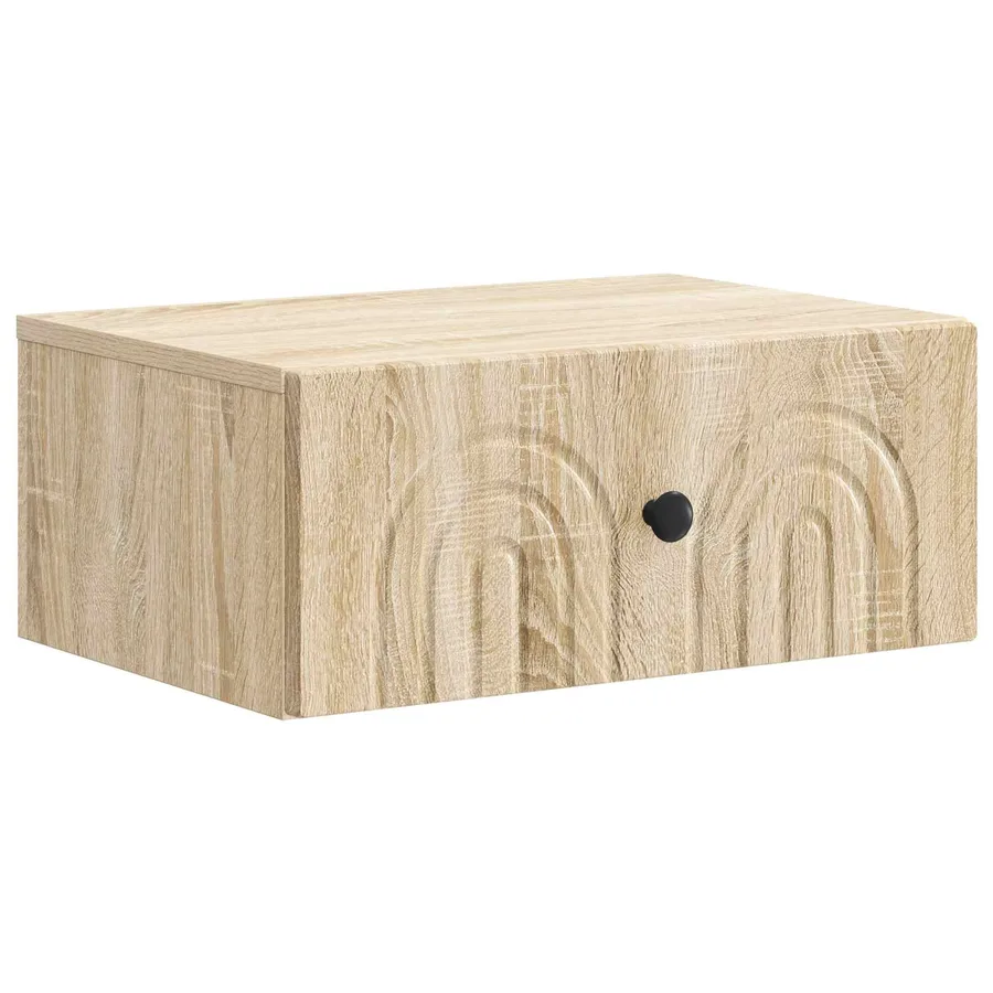 Cabinet de chevet mural 2 pcs Chêne Sonoma 49 x 34,5 x 20 cm - 5