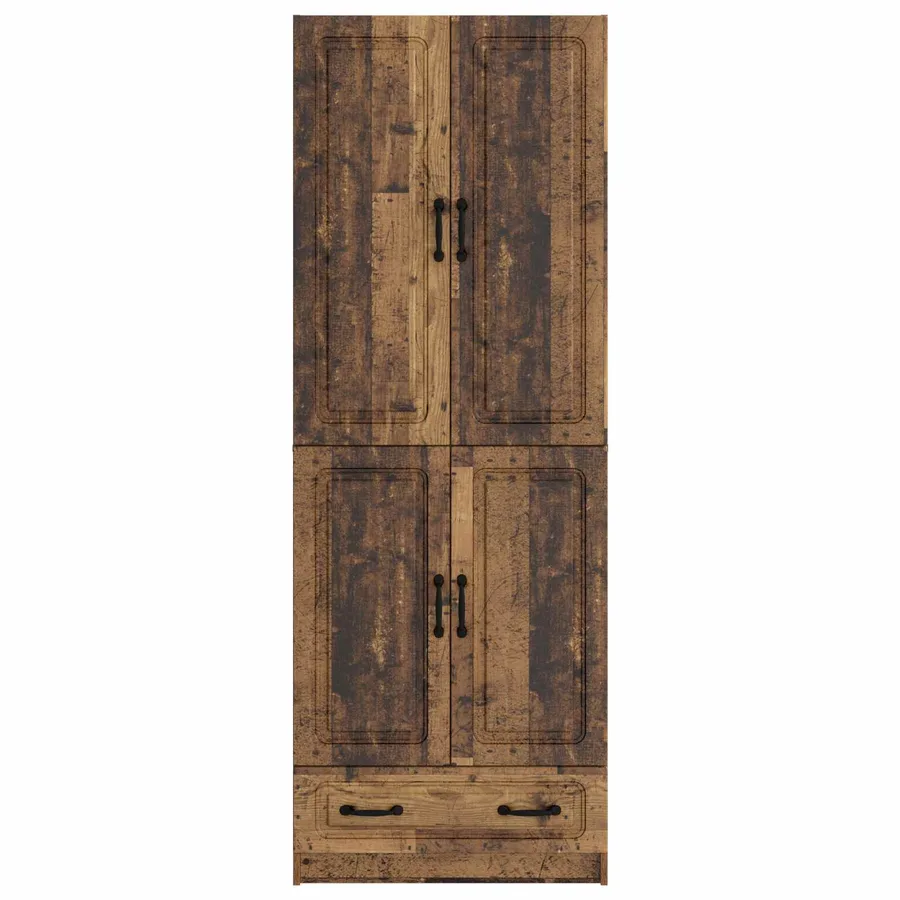 Ensemble de Meubles 2 pcs Bois ancien Bois d'ingénierie - 5